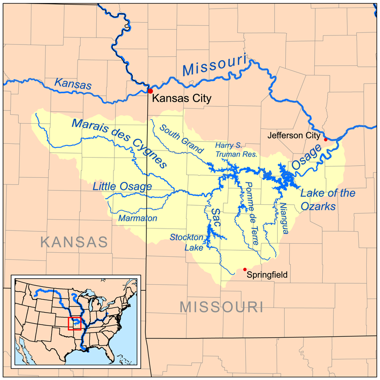 Osagerivermap