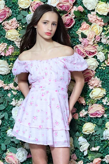 KatieJnyc Girls` Delilah Dress  - Pink Plaid - [Big Kid]