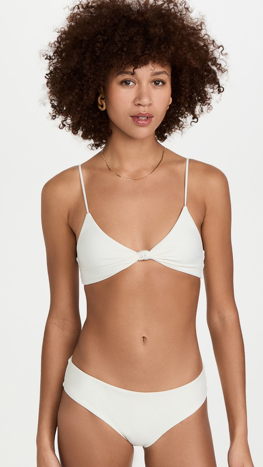 MIKOH Kaloko Bikini Top - Ecru - [M]